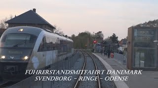 Führerstandsmitfahrt Dänemark Svendborg  Odense mit RV4668 [upl. by Trellas]