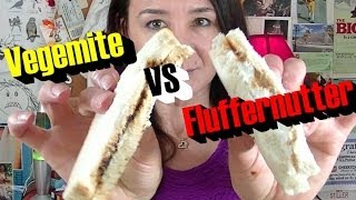 Fluffernutter vs Vegemite Taste Test [upl. by Aneleh]