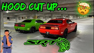 DODGE DEMON CUTTING UP IN THE HOOD WITH BURBLE TUNE🤯🤦‍♂️ GOES WRONG [upl. by Eitac]