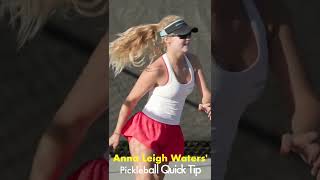 Pickleball Quick Tip with Anna Leigh Waters  Hit DEEP Serves [upl. by Shayla]