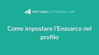 Come impostare lEnasarco nel profilo [upl. by Ness]