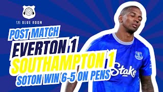 Post Match  Everton 11 Southampton 56 on pens [upl. by Jovitta434]