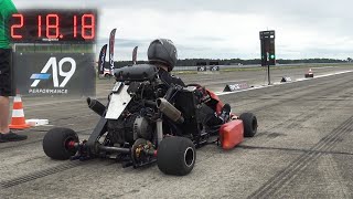 IS THIS THE FASTEST GOKART IN THE WORLD 170HP SUPERKART [upl. by Htidra]