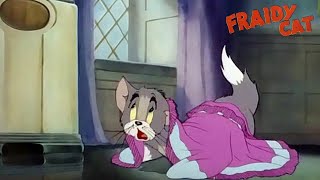 Fraidy Cat 1942 Tom and Jerry Cartoon Short Film  Review [upl. by Leahsim373]