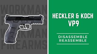 How to Disassemble and Reassemble the HK VP9 [upl. by Genevieve]