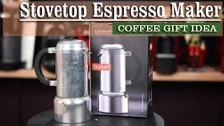 Bodum Chambord Stovetop Espresso Maker or Moka Pot  Coffee Gifts Ideas [upl. by Anselme]