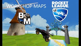 How to play Bakkes mod workshop maps online  Rocket League [upl. by Owain]