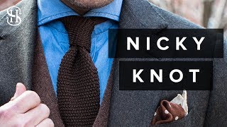 Nicky Knot  How To Tie A Tie StepByStep [upl. by Breanne]