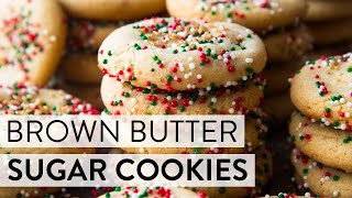 Brown Butter Sugar Cookies  Sallys Baking Recipes [upl. by Diarmid]