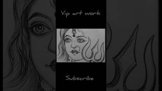 Durga maa easy drawing for beginners art shorts drawingtutorials yoytubeshorts trending song [upl. by Eelyab704]