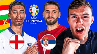 ENGLAND 10 SERBIA LIVE EURO 2024 WATCHALONGEURO 2024 WATCHALONG LIVEEURO 2024 LIVESTREAM [upl. by Happ]