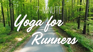 7Minute Yoga For Runners  Yoga With Adriene [upl. by Oinafipe]