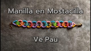 ¡Crea tu Propia Manilla en Mostacilla con Caritas Felices Tutorial de Bisutería DIY [upl. by Airdnekal]