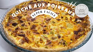 Quiche aux poireaux facile et rapide [upl. by Gebler60]