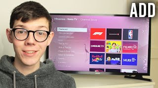 How To Add Apps On Hisense TV  Full Guide [upl. by Netsrak]