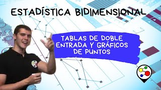 Estadística Bidimensional Tablas de doble entrada y gráficos de puntos [upl. by Irrahs]