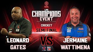 Leonard Gates vs Jermaine Wattimena  Cricket Semi Final  USA Darts [upl. by Eatnoj]