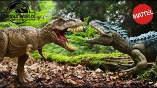 Jurassic World Chaos Theory All Out Attack TRex Mattel Epic Evolution [upl. by Anissa291]