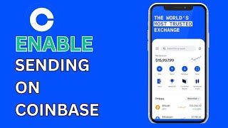 How to Enable Sending on Coinbase 2024 [upl. by Niltak]