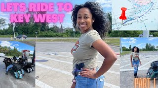 RIDING MY HARLEY DAVIDSON ROAD GLIDE SPECIAL TO KEY WEST FLORIDA PART 1 [upl. by Ihp]