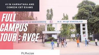 RVCE  RV COLLEGE OF ENGINEERING  CAMPUS TOUR  COMEDK amp KCET [upl. by Oijimer]