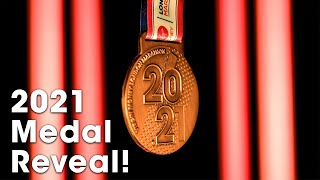 MEDAL REVEAL  A first look at the 2021 London Marathon medal 🏅 [upl. by Jangro]