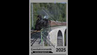 Kalender quotEisenbahnromantik 2025quot Railway Calendar 2025 [upl. by Eenahc343]