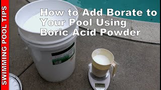 How to Add Borate to Your Pool Using Boric Acid Powder [upl. by Ikcaj849]