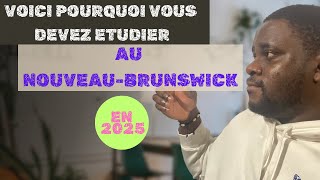 NOUVEAUBRUNSWICK OFFRE 600 POINTS AUX ÉTUDIANTS ÉTRANGERS DIPLÔMÉS  residencepermanente etude [upl. by Keare446]