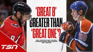 WILL OVECHKIN TAKE THE GOAL SCORING RECORD FROM GRETZKY NEXT SEASON [upl. by Drahser]