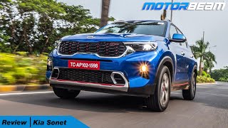 Kia Sonet Review  Diesel Automatic Driven  MotorBeam [upl. by Harp729]