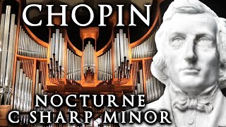 CHOPIN  NOCTURNE C SHARP MINOR Op Posth  ORGAN JONATHAN SCOTT [upl. by Erinna302]