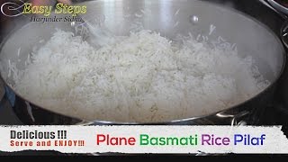 FAST RECIPE How To Cook Basmati Rice For Big Family  Plane Rice Pilaf  Vegan Recipe [upl. by Turro468]