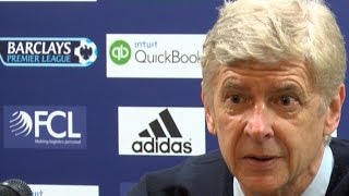 Arsene Wenger Gets Angry After Repeated Questions About Wenger Out Banners [upl. by Enelyad]