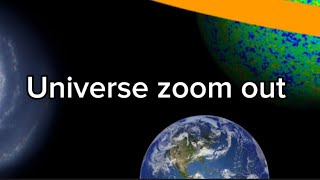 Universe zoom out ￼￼to the earth ￼￼￼ [upl. by Oric729]