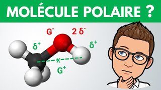 Molécule polaire ou apolaire  ✏️ Exemple corrigé  1ère  Chimie [upl. by Ellette]