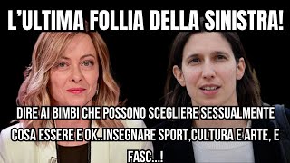 LA SINISTRA ORA SFARFALLAVEDE IL FASCISMO ANCHE NELL INSEGNARE ARTESPORT E FORMAZIONE [upl. by Borgeson]