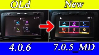 Medianav 406 update to 705MD  Renault Kwid System Update to 705MD [upl. by Zetnahs]