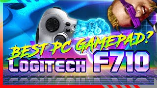 📺 The Best Wireless PC Gamepad Logitech F710 Review [upl. by Nanoc]