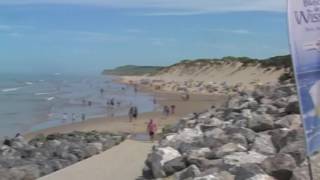 Wissant Opaalkust  Côte dOpale PasdeCalais  Wandeling  Promenade 18 juli 2016 [upl. by Anilat81]