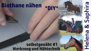 Biothane nähen DIY  selbstgenäht 1 [upl. by Nauqad]