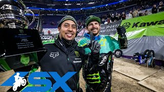 Supercross Round 7 450SX Highlights  Minneapolis MN US Bank Stadium  Feb 19 2022 [upl. by Tobye911]