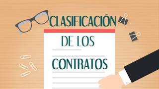 TIPOS y 18 Clasificaciones de CONTRATOS 💸⏰ [upl. by Schweitzer]