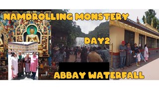 Day2 Namdrolling monstery in Coorg Abbay Waterfall family trip coorg family explore [upl. by Ajan681]