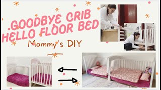 How to Convert your Young America Crib to a FullSize Bed  ASSEMBLY INSTRUCTIONS [upl. by Enelrahs427]