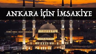 2022 Ramazan imsakiyesi Ankara için 30 günlük iftar saati ve sahur saatleri [upl. by Kentigerma806]