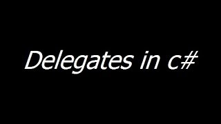 010  Delegates usage in C  Urdu Hindi [upl. by Clint231]