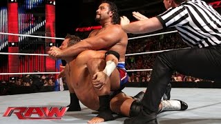 Zack Ryder vs Rusev Raw Sept 1 2014 [upl. by Aliahs]