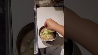 My version of Miso Soup vegan… 🥣🤤 shorts food solo peace viralvideo vegetariansoup vegan [upl. by Lauralee508]