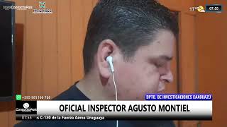 Nota con Agusto Montiel  Of Ins del Dpto Investigaciones de Caaguazú  Piratas del Asfalto Deten [upl. by Dorran]